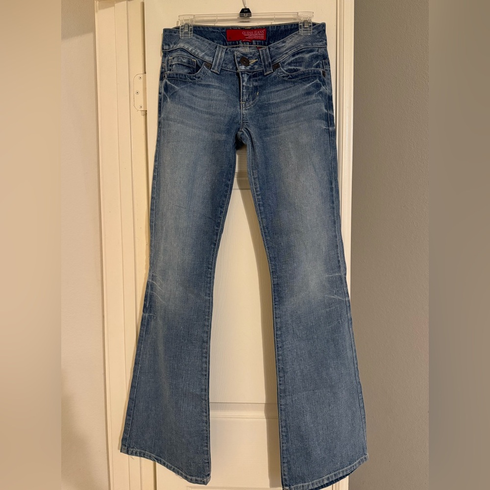 Y2K Guess Light Blue Flare Jeans NWOT
